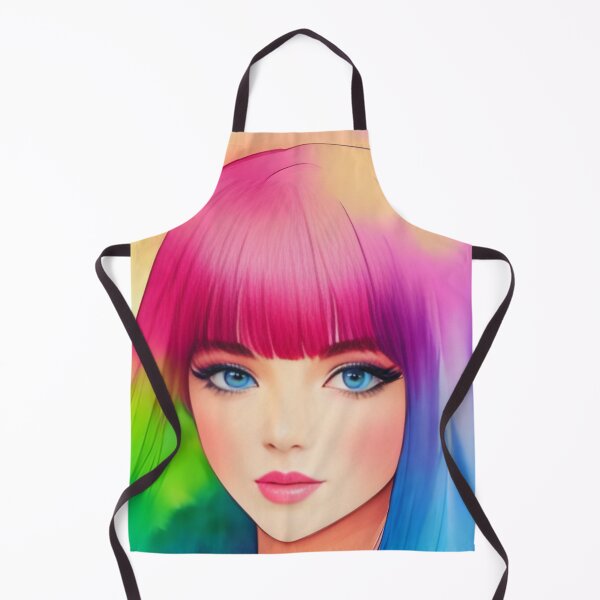 Item preview, Watercolor Dreams - Portrait of a Blue-Eyed Beauty designed and sold by masabo.