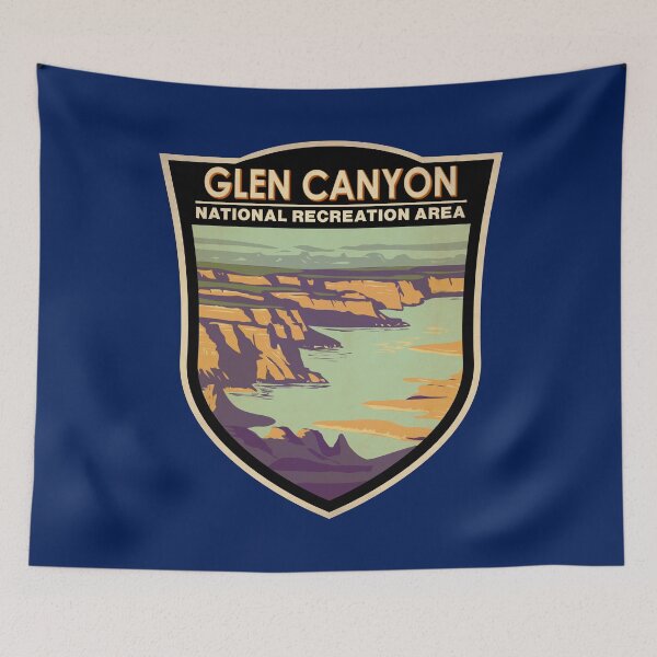 Item preview, Glen Canyon Lake Powell Art Badge designed and sold by KrisSidDesigns.