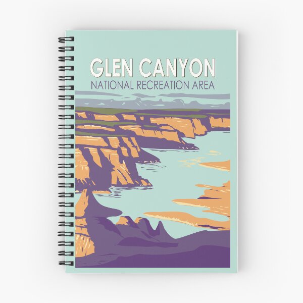 Item preview, Glen Canyon Lake Powell Travel Art Vintage designed and sold by KrisSidDesigns.