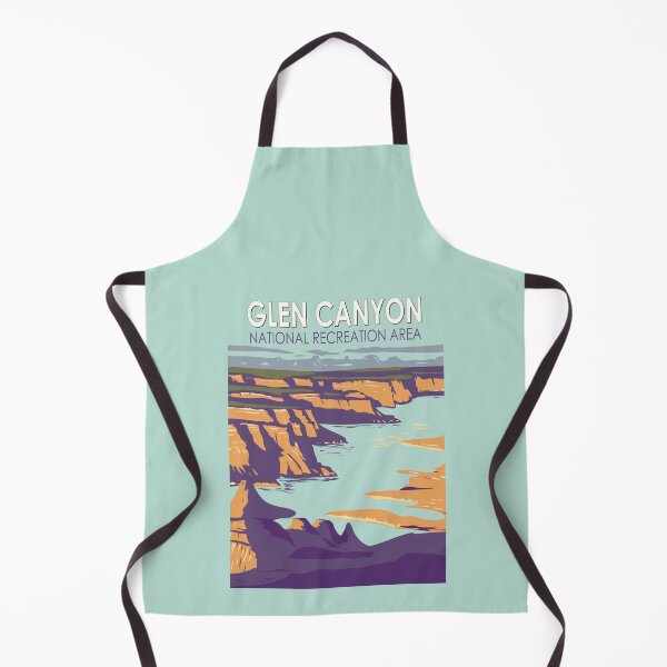 Item preview, Glen Canyon Lake Powell Travel Art Vintage designed and sold by KrisSidDesigns.