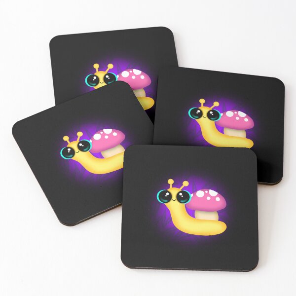 Item preview, Cute Little Big Eyed Snail With Mushroom Shell  designed and sold by JMDesignHouse.