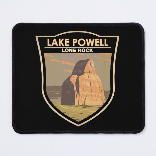 Item preview, Lake Powell Lone Rock Art Badge designed and sold by KrisSidDesigns.