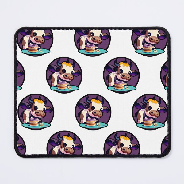 Item preview, Cute Cow With Donut designed and sold by AgataKaja.
