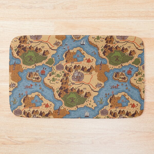 Item preview, Fantasy Map in Colour designed and sold by lurepeating.