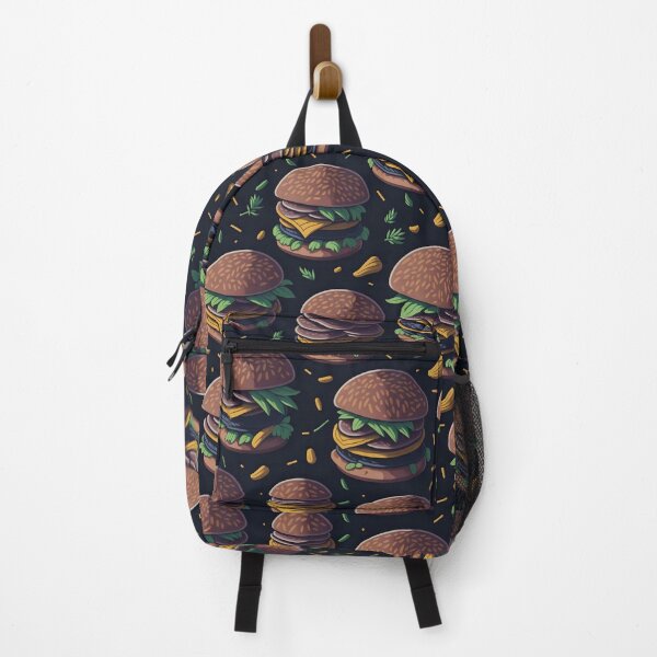 Item preview, Burger Lover's Vector Art Repetitive Pattern designed and sold by CinEmmaDesign.