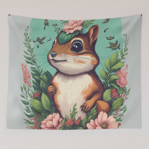 Item preview, Vintage Chipmunk - Cute Animal Sticker designed and sold by joejiing.