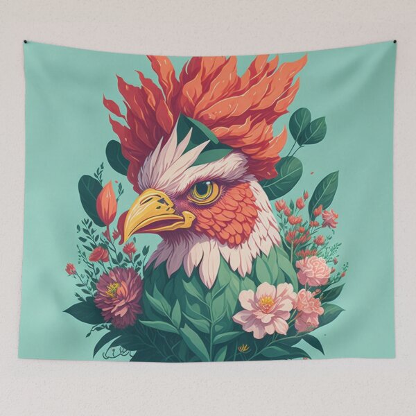 Item preview, Vintage Chicken - Cute Animal Sticker designed and sold by joejiing.