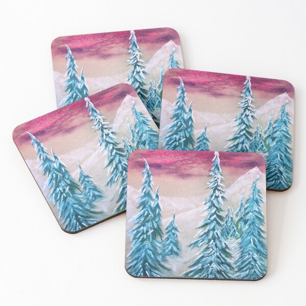 Item preview, Pine Trees Winter Sunset designed and sold by Scott and Mary Schneider art_photography.