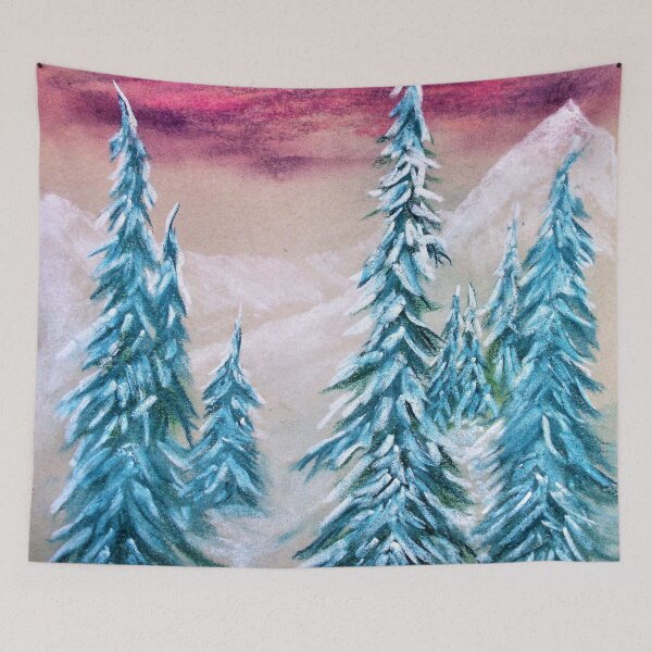 Item preview, Pine Trees Winter Sunset designed and sold by Scott and Mary Schneider art_photography.