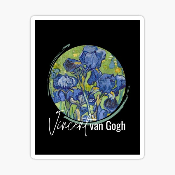Item preview, Irises painting Vincent van Gogh designed and sold by lesvalises.
