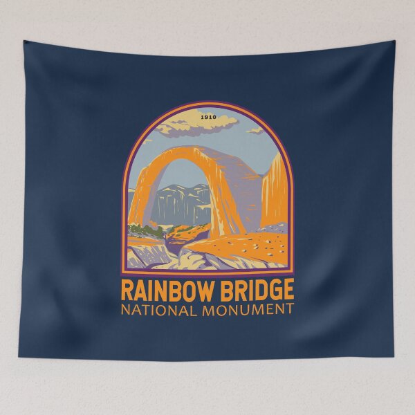 Item preview, Rainbow Bridge National Monument Utah Emblem designed and sold by KrisSidDesigns.