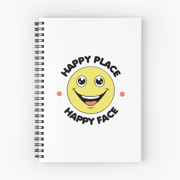 Item preview, Happy Place Happy Face Sticker designed and sold by Wonder Of Light.