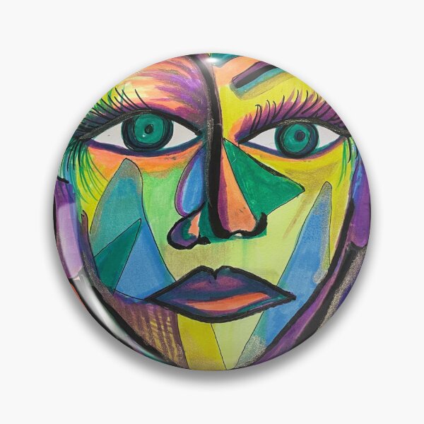 Item preview, Abstract colorful  face  designed and sold by Angelazajic.