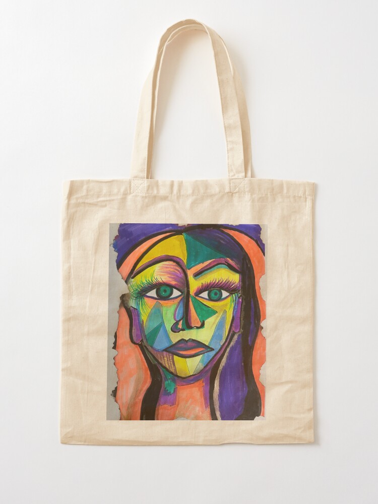 Art Tote Bag, Abstract Art Tote Bag, Abstract Poured Art Tote Bag, Friend  Gift, Gift for Her, Colorful Abstract Art Tote, Unique Tote Bag 