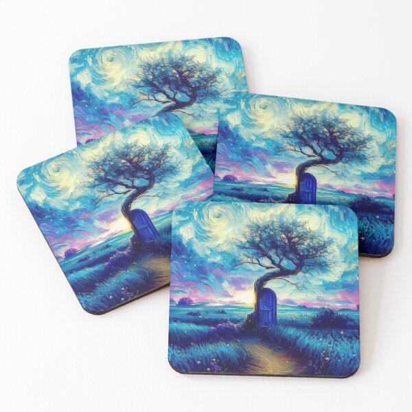 Item preview, Narnia at Night if painted by Van Gogh designed and sold by Creating-Beauty.