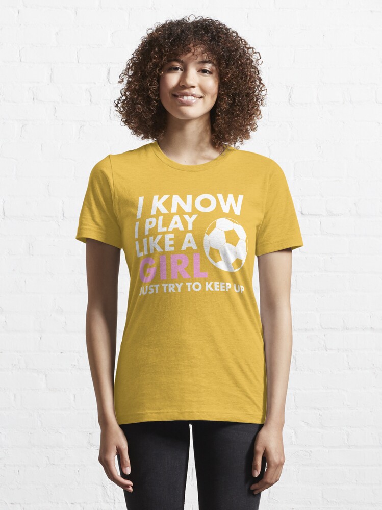 WhyitsmeDesign Funny Football Unisex T-Shirt for Girls, Sport Gifts for Women - Girls Football Shirt - Football Gifts