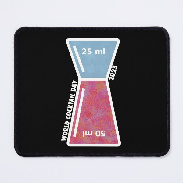 Item preview, WORLD COCKTAIL DAY - COOL COCKTAIL DESIGN WITH A MODERN LOOK IN BLACK designed and sold by Ascendence.
