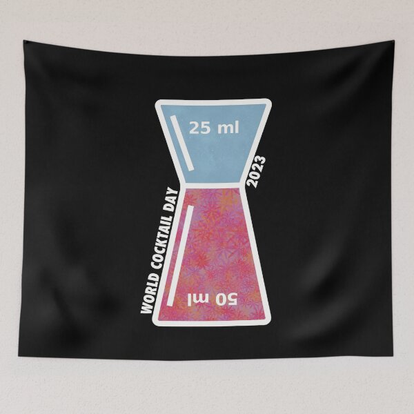Item preview, WORLD COCKTAIL DAY - COOL COCKTAIL DESIGN WITH A MODERN LOOK IN BLACK designed and sold by Ascendence.