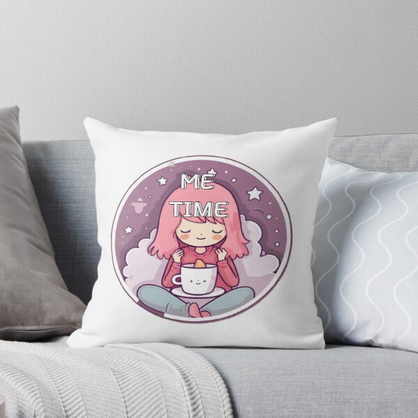 Item preview, Me Time Cute Sticker Relaxing Time designed and sold by TekunawArt.