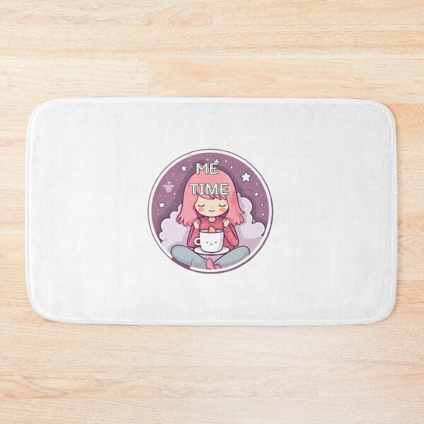 Item preview, Me Time Cute Sticker Relaxing Time designed and sold by TekunawArt.