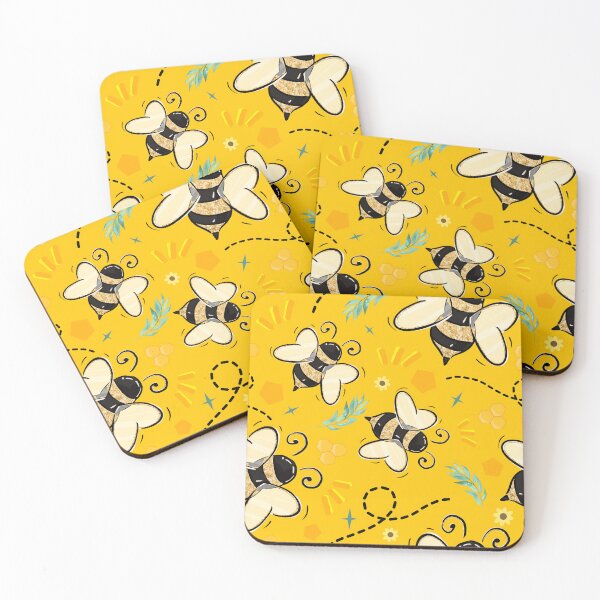 Item preview, Honey lots of bees pattern designed and sold by Night0wls.