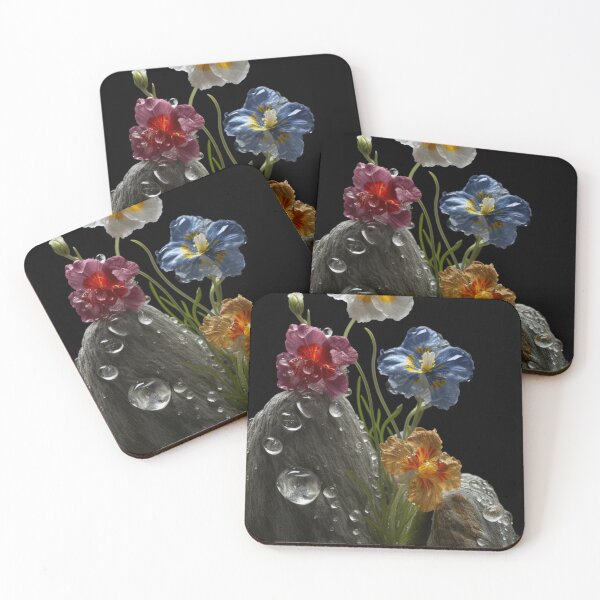 Item preview,  flowers with drops designed and sold by aiphotosart.