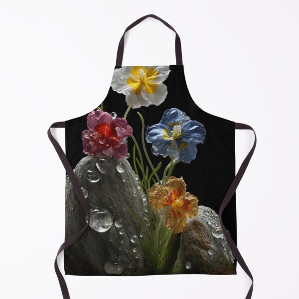 Item preview, flowers with drops designed and sold by aiphotosart.