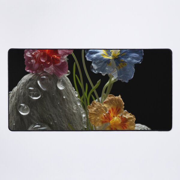 Item preview, flowers with drops designed and sold by aiphotosart.