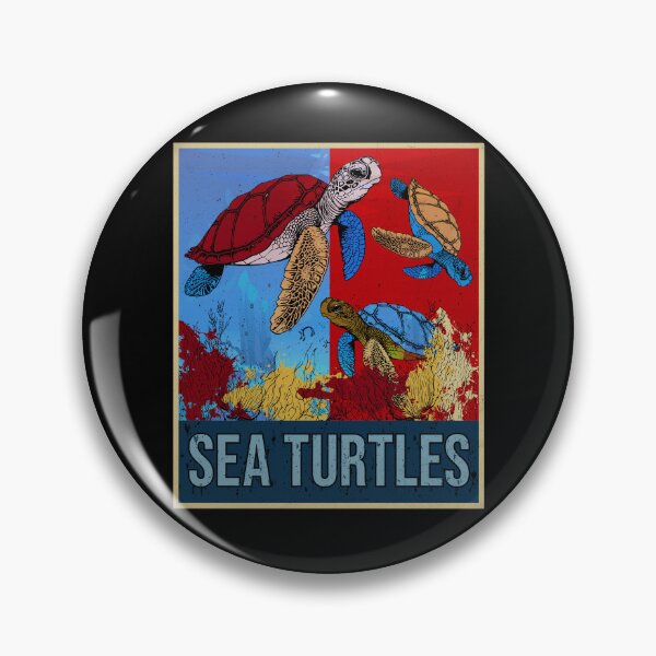 Item preview, Retro Sea Turtles Gift Underwater Tortoise Vintage Sea Turtle designed and sold by DSWShirts.