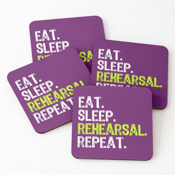 Item preview, Eat Sleep Rehearsal Repeat Theatre Actor 	 		 designed and sold by sedecwimalab.