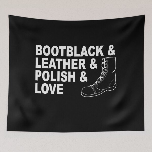 Item preview, Bootblack And (Leather Care Design) designed and sold by stumpsandee.