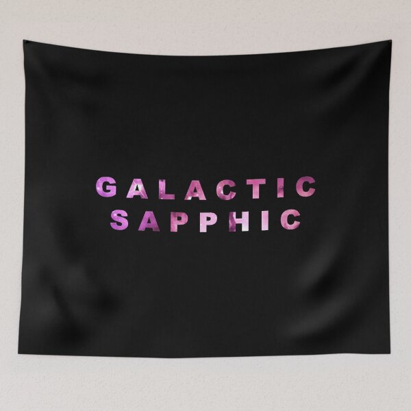 Item preview, Galactic Sapphic - Space LGBT+ designed and sold by stumpsandee.