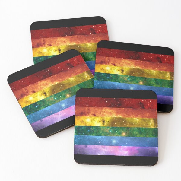 Item preview, Rainbow Flag - LGBTQ Galaxy designed and sold by stumpsandee.