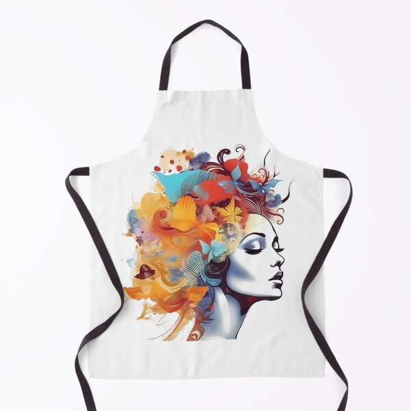 Aperçu de l'œuvre Stylish Butterfly Lady, Water Color Sticker créée et vendue par AdiRemba.