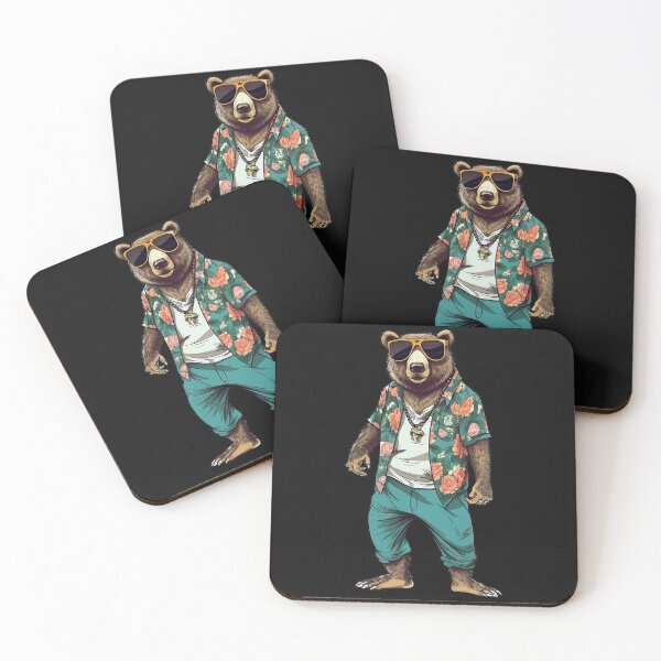 Item preview, Bear in summer outfit designed and sold by hamishby.