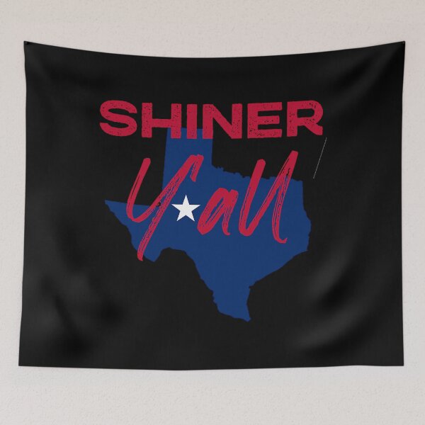 Item preview, Shiner Y_all Shiner Texas TX State Map and Flag designed and sold by stumpsandee.