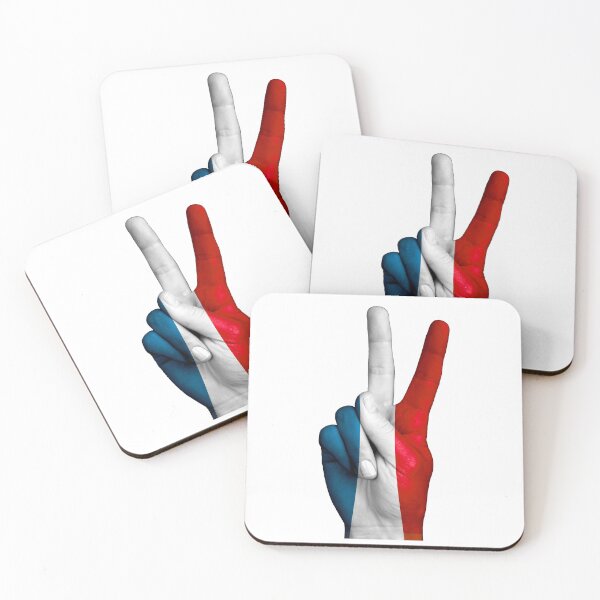 Item preview, French flag victory sign. France designed and sold by Boudavid.