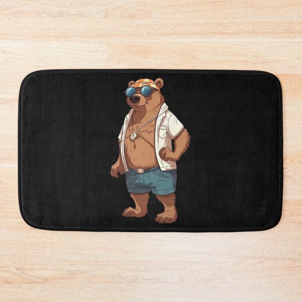 Item preview, Bear in summer outfit designed and sold by hamishby.