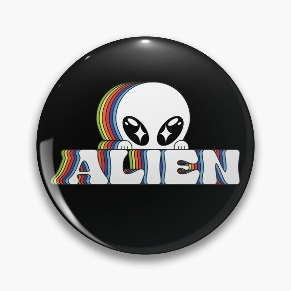 Item preview, alien rainbow designed and sold by AreaStickers.