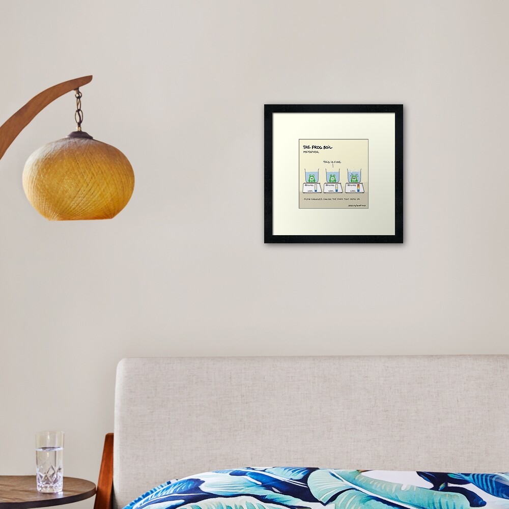 Item preview, Framed Art Print designed and sold by sketchplanator.
