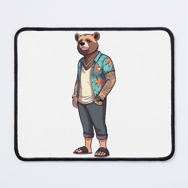 Item preview, Bear in summer outfit designed and sold by hamishby.