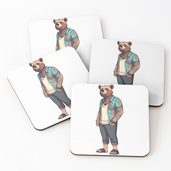 Item preview, Bear in summer outfit designed and sold by hamishby.