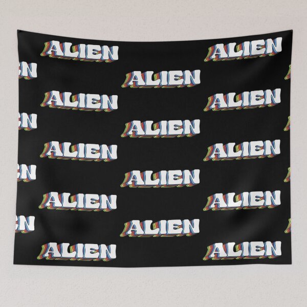 Item preview, alien psychedelic designed and sold by AreaStickers.