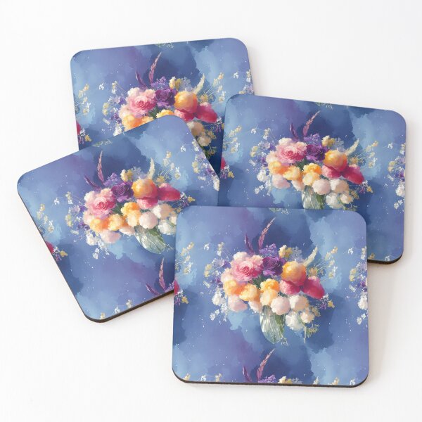 Item preview, Bouquet Antique Abstract Rose Pattern Water Color Pattern designed and sold by Infinitelypink.