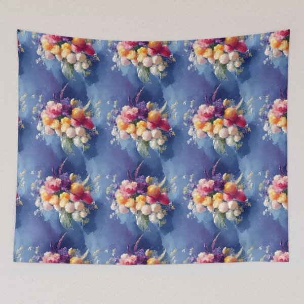 Item preview, Bouquet Antique Abstract Rose Pattern Water Color Pattern designed and sold by Infinitelypink.