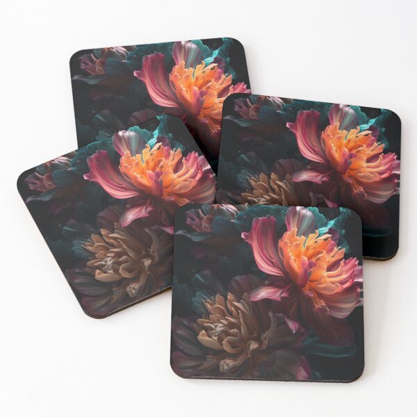 Item preview, Intricate Floral Arrangements in Glowing Pastels designed and sold by aiphotosart.