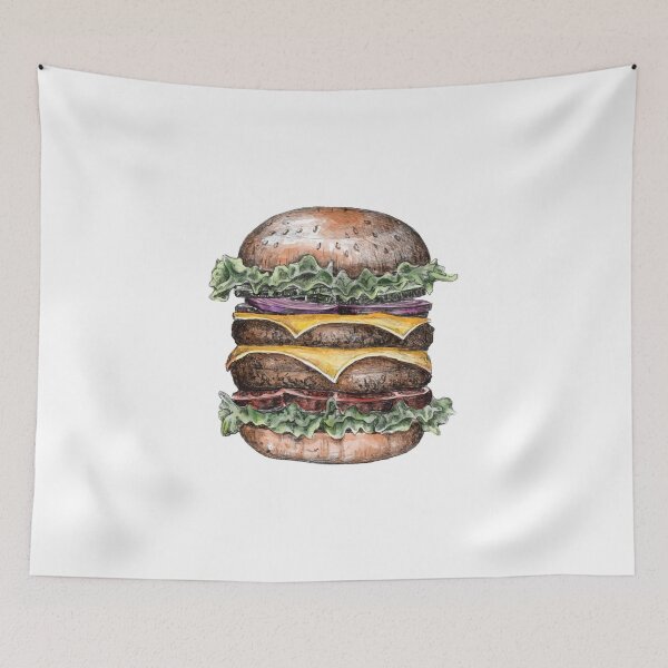 Item preview, Drawing hamberger, American fast food.  designed and sold by shamiss.