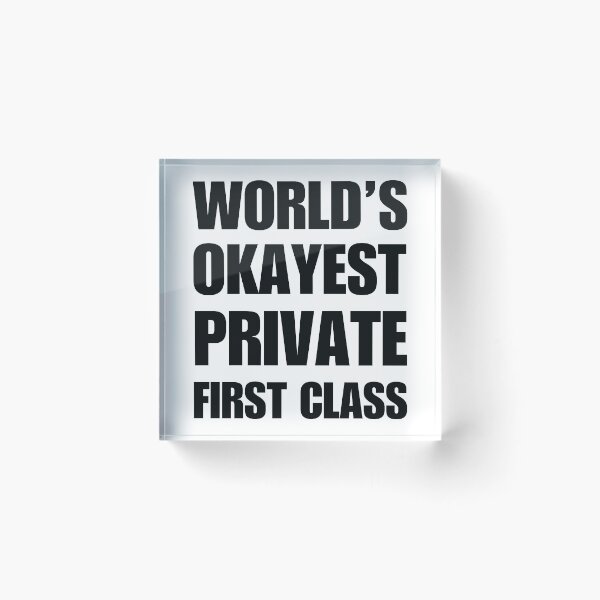 Item preview, Funny World's Okayest Private First Class Coffee Mug designed and sold by christianadams.