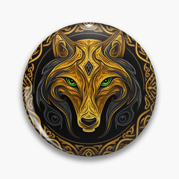 Item preview, Celtic art wolf illustration designed and sold by Paul Fleet.