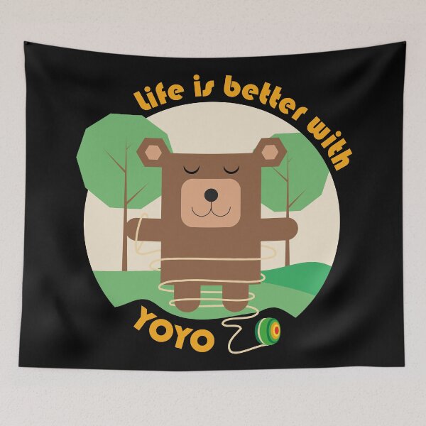 Item preview, Cute bear with yoyo designed and sold by cute-tees.
